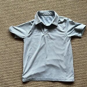 Southern Tide Boys Polo size small 6-7 w/French Blue Stripes athletic material
